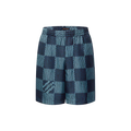 Damier Silk Shorts
