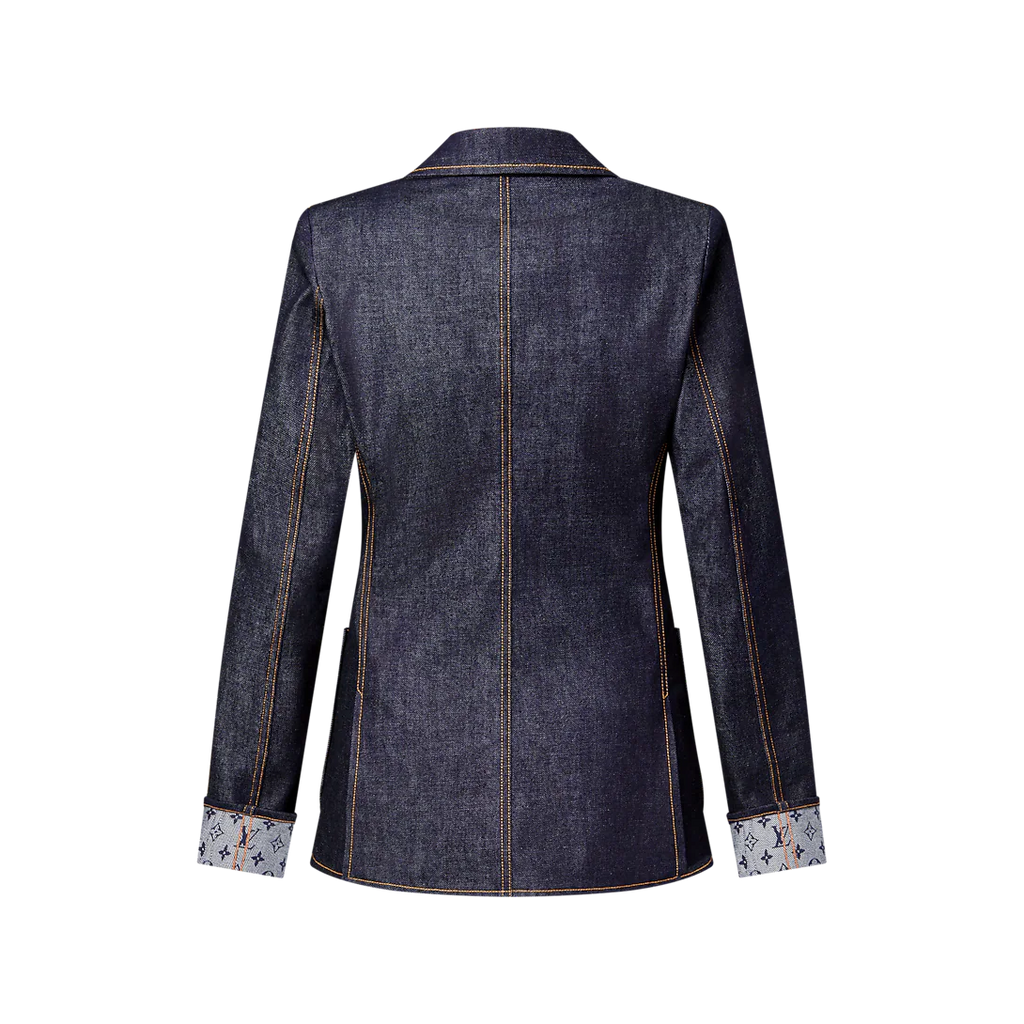Denim Preppy Blazer
