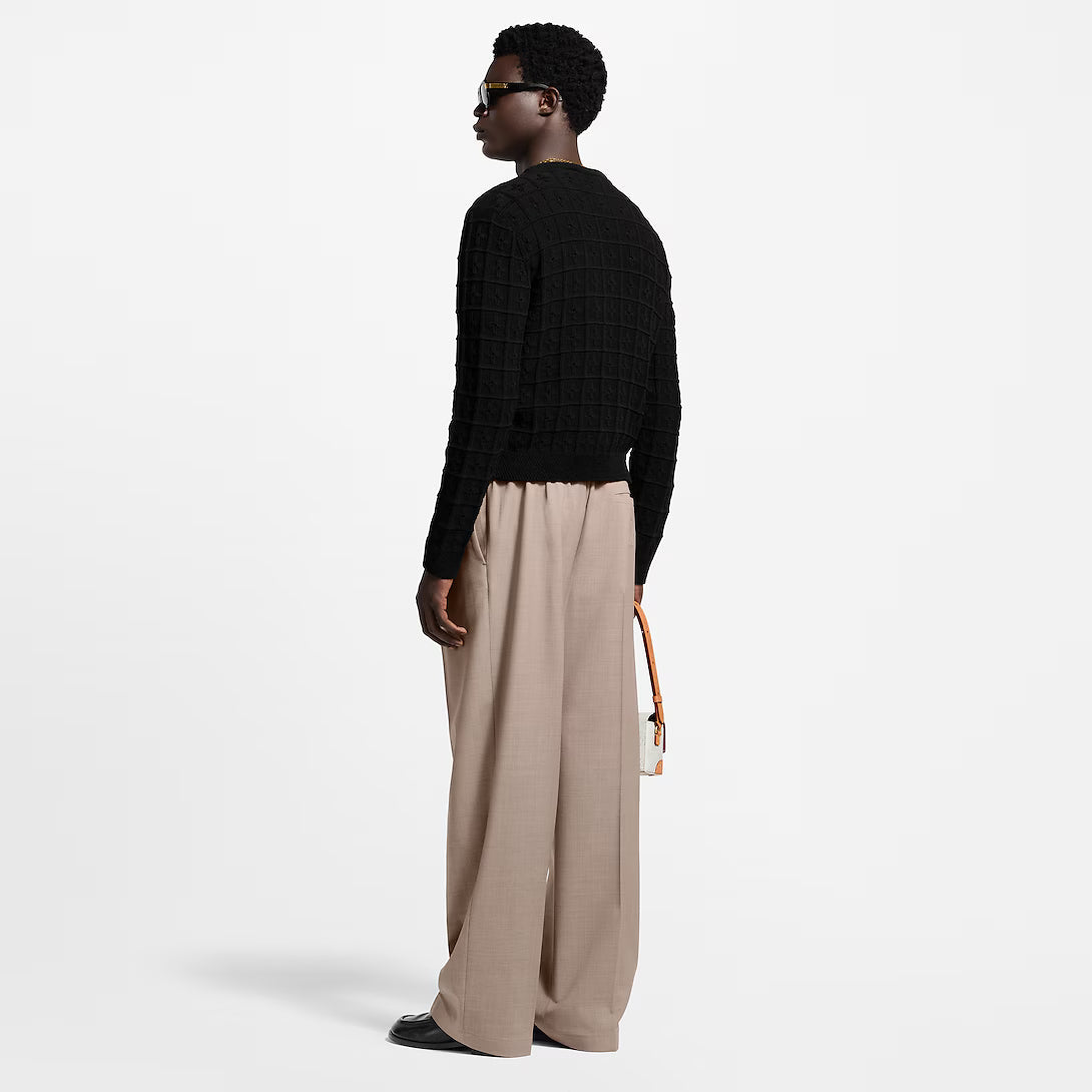 Double-Breasted Knit Jacket