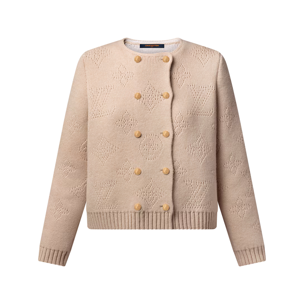 Double-Breasted Mahina Knit Cardigan