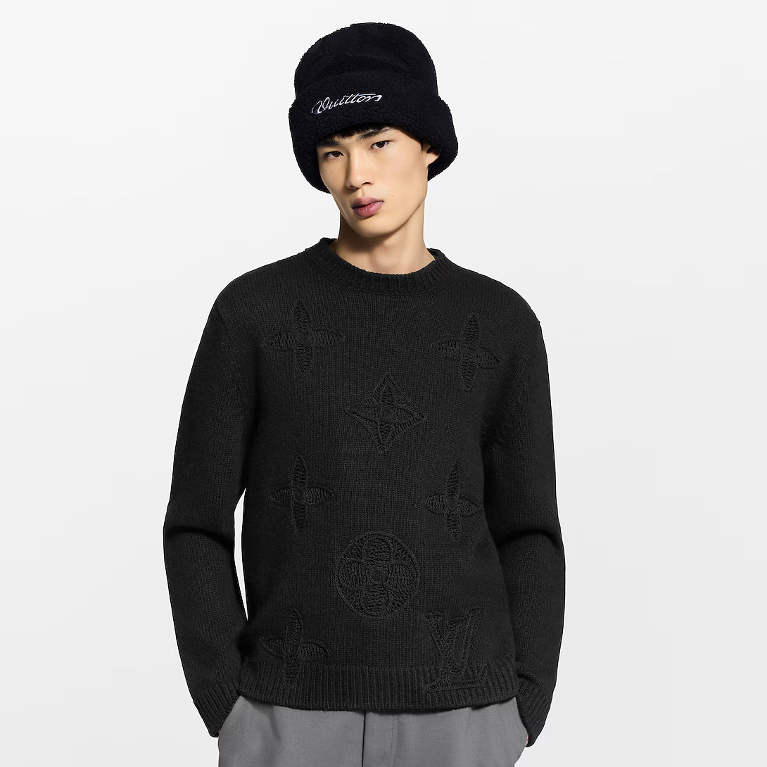 Embellished Knitted Crewneck
