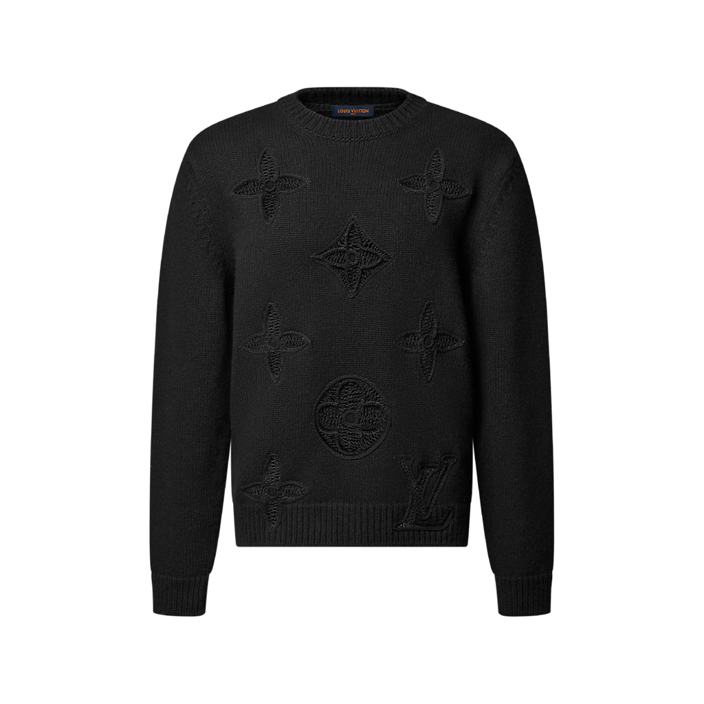 Embellished Knitted Crewneck