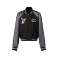 Embellished Mix Leather Blouson