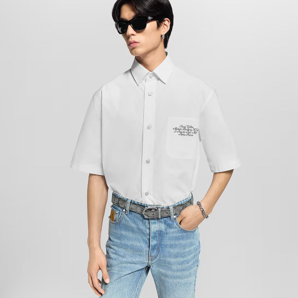 Embellished Short-Sleeved Shirt