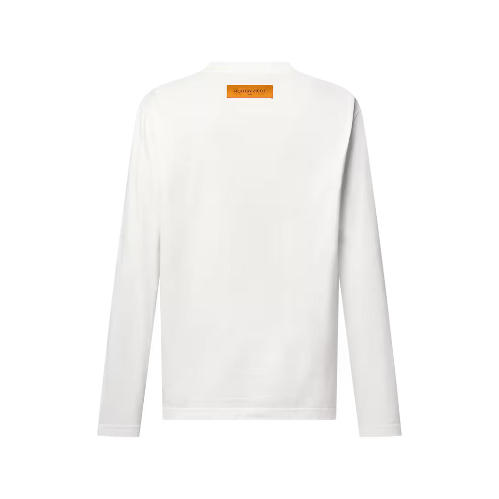 Embossed  Long-Sleeved T-Shirt