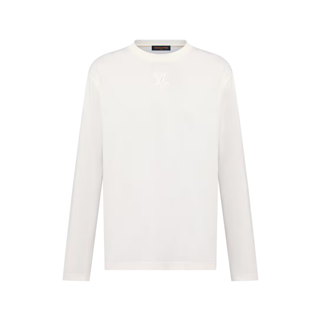 Embossed  Long-Sleeved T-Shirt