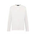 Embossed  Long-Sleeved T-Shirt