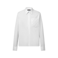 Embossed Pocket Long-Sleeved Shirt