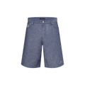 Embroidered Chambray Shorts