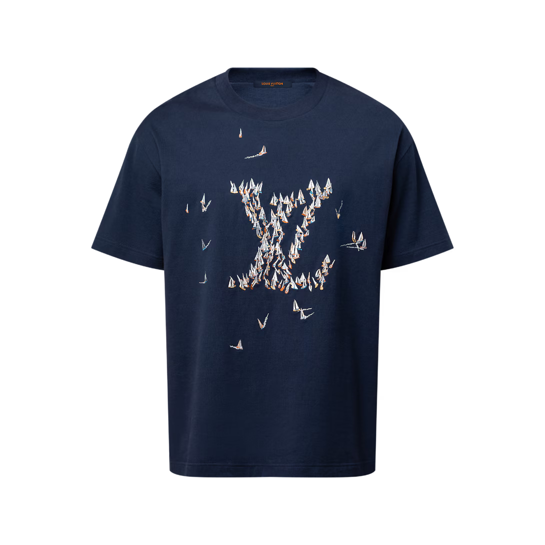 Embroidered Cotton T-Shirt