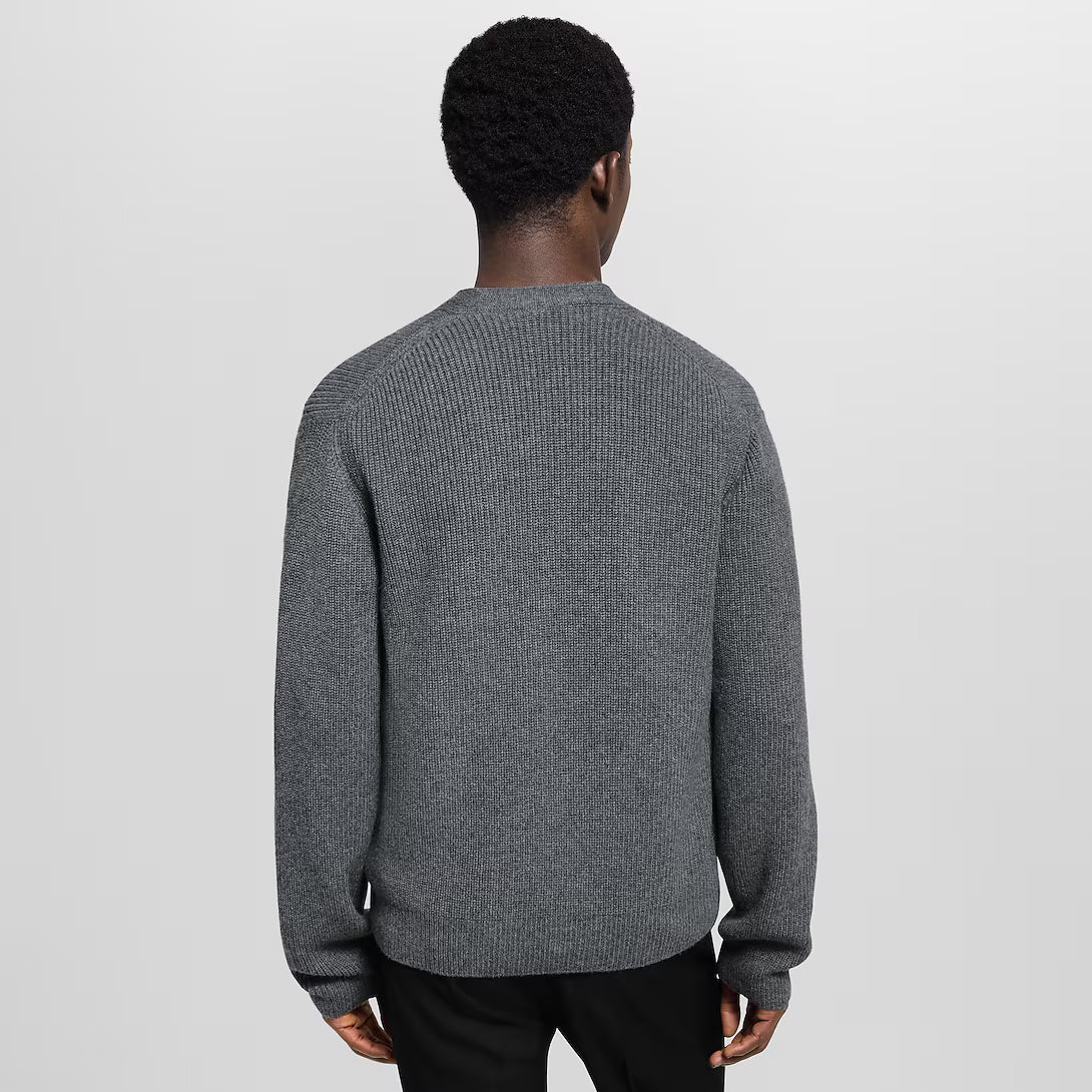 Embroidered Signature Cashmere Cardigan