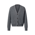 Embroidered Signature Cashmere Cardigan