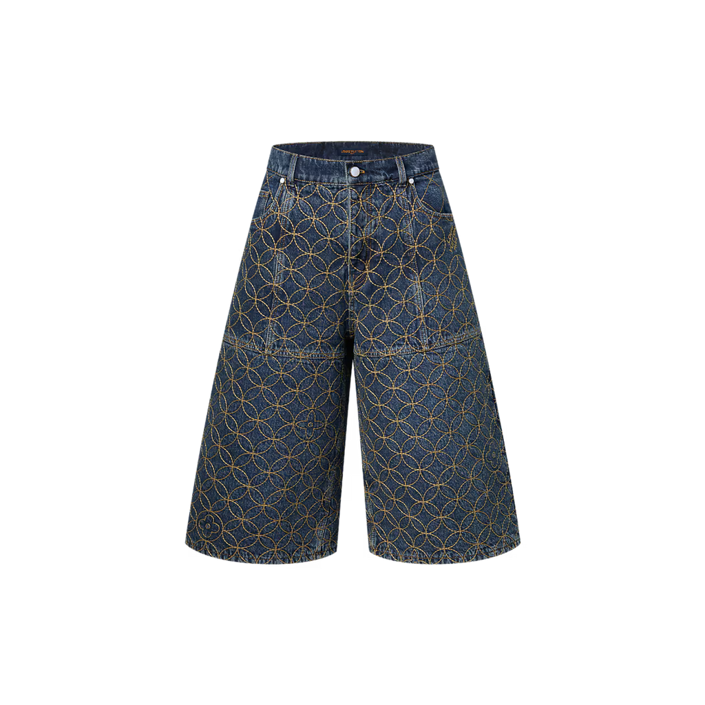 Embroidered Workwear Shorts