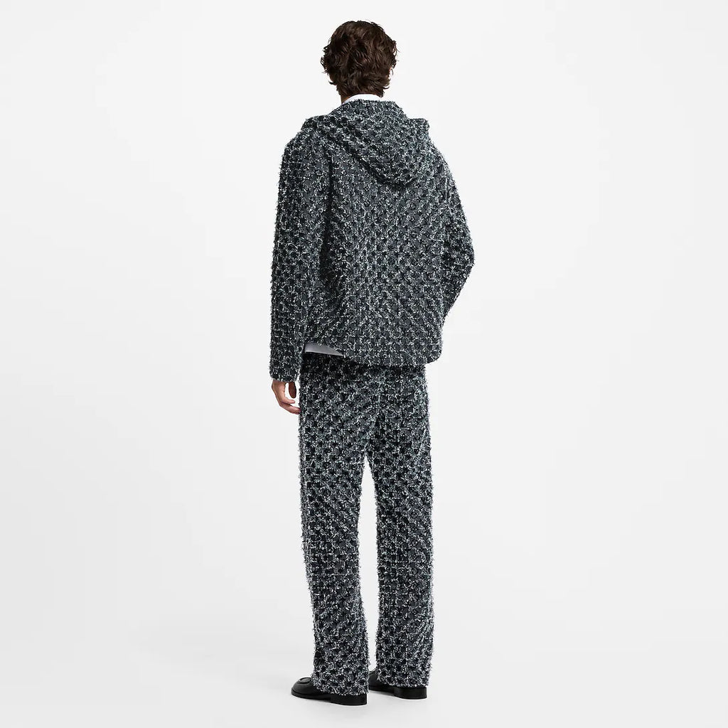 Flocked Monogram Denim Skate Pants