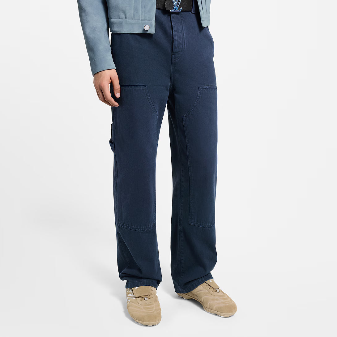 Garment-Dyed Denim Carpenter Pants