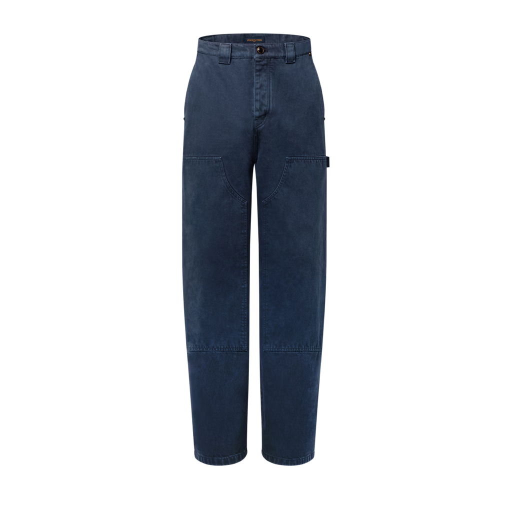Garment-Dyed Denim Carpenter Pants