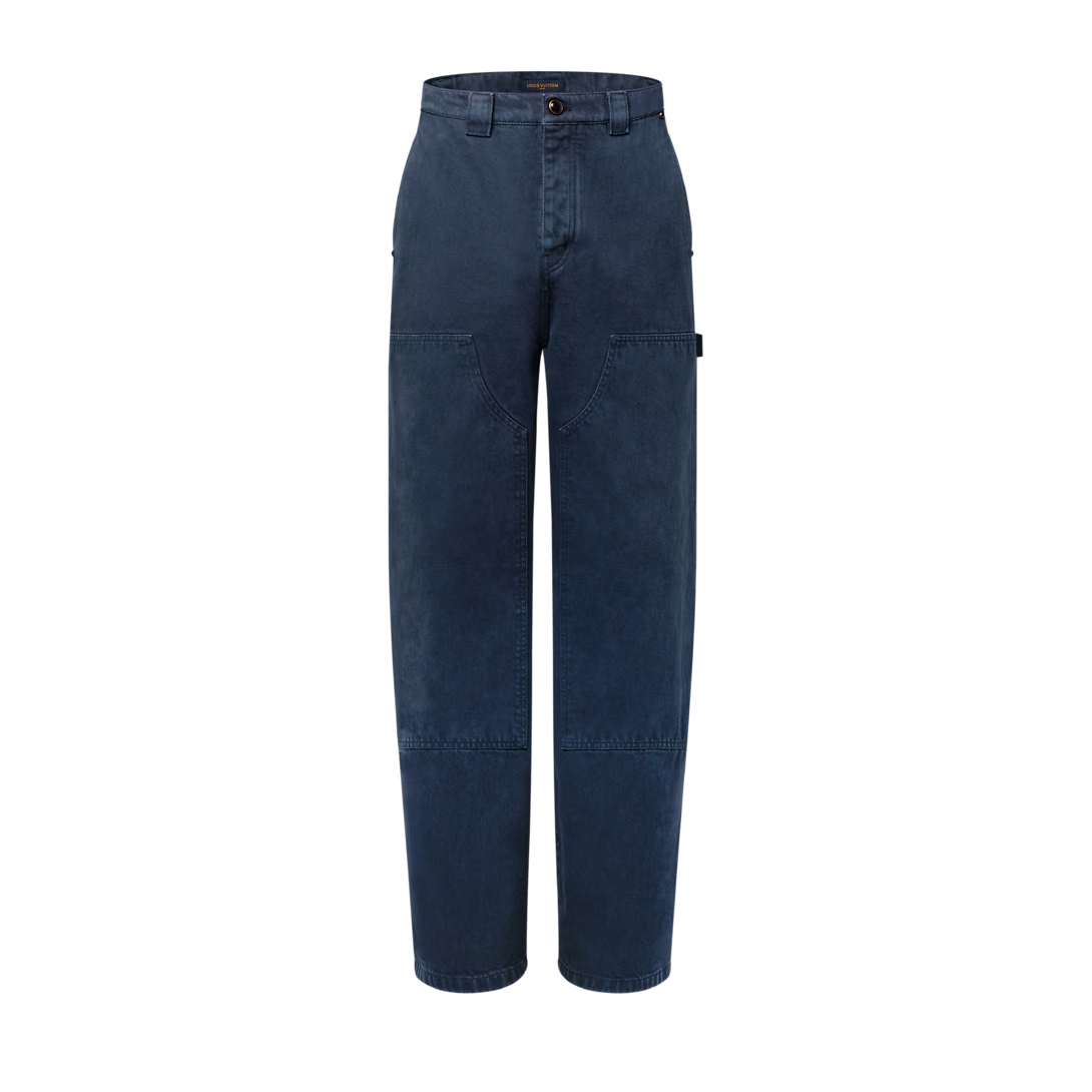 Garment-Dyed Denim Carpenter Pants