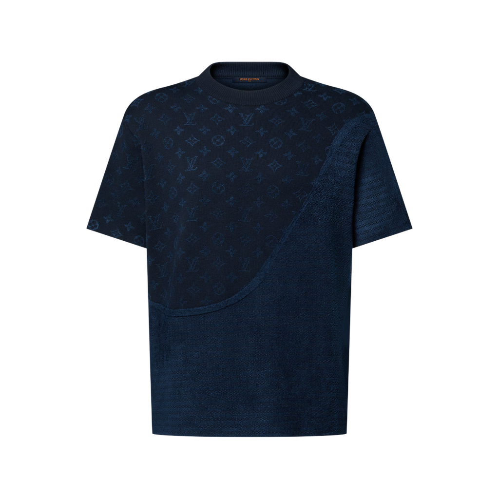 Graphic Jacquard Short-Sleeved Crewneck