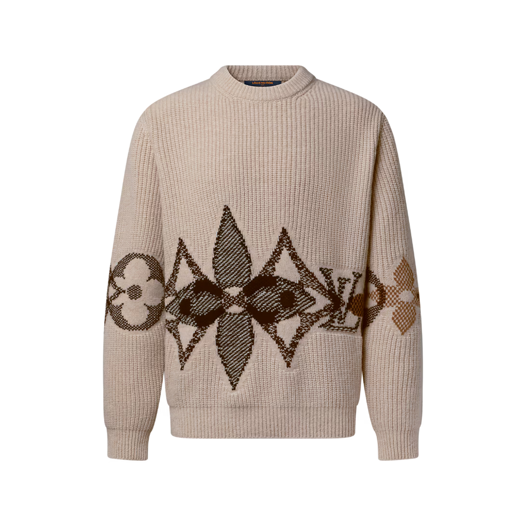Graphic Knitted Crewneck