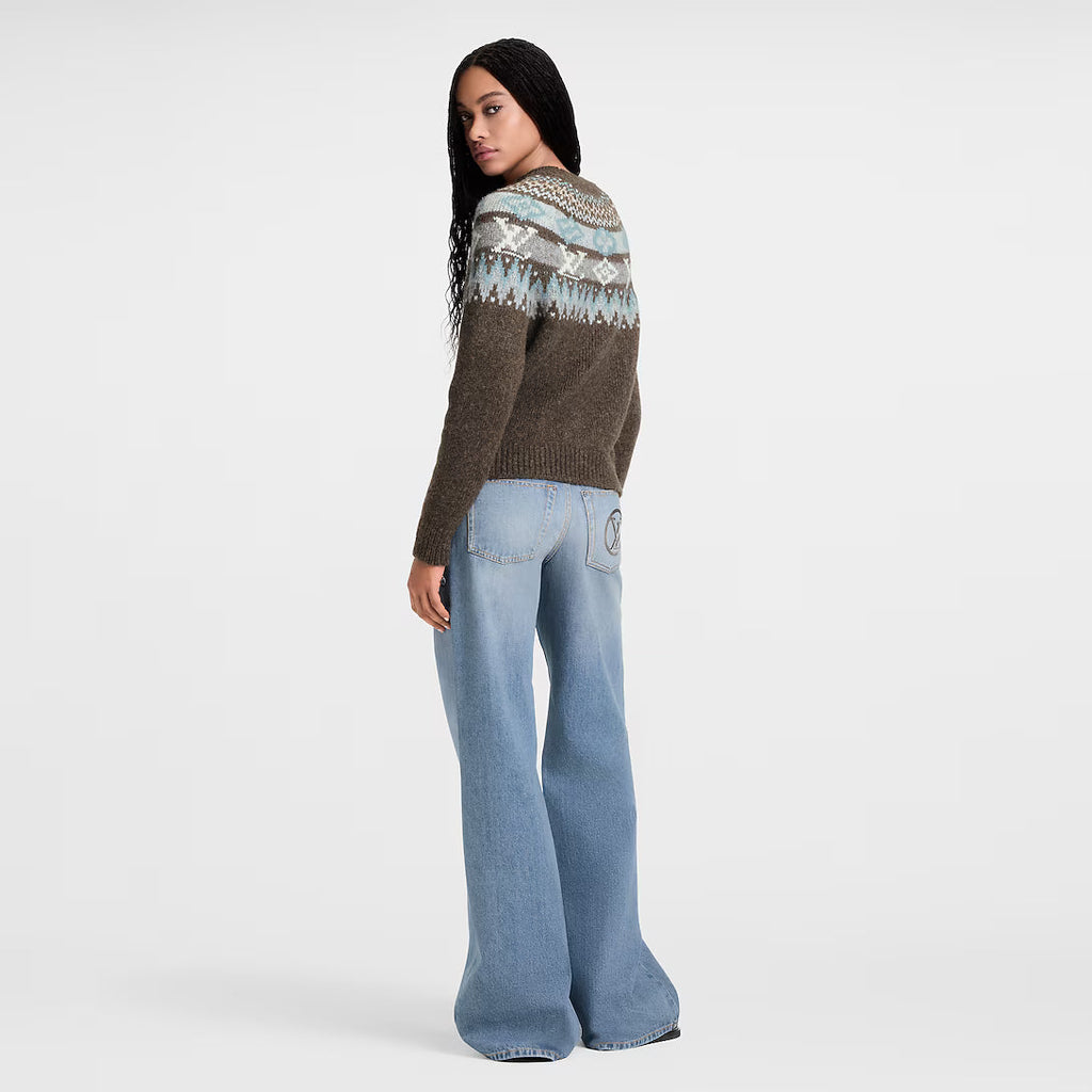 Graphic Signature Knit Pullover