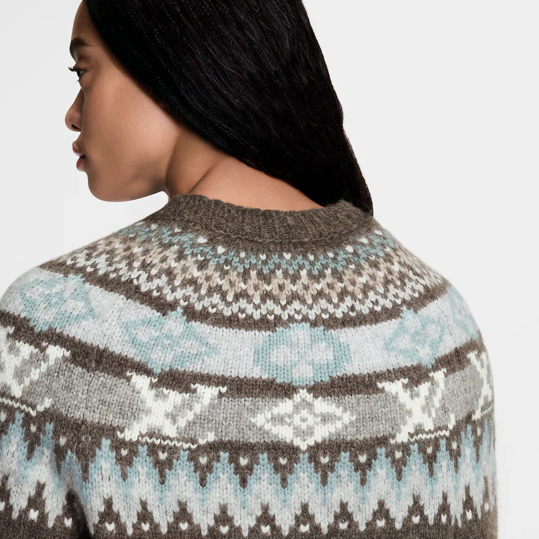 Graphic Signature Knit Pullover