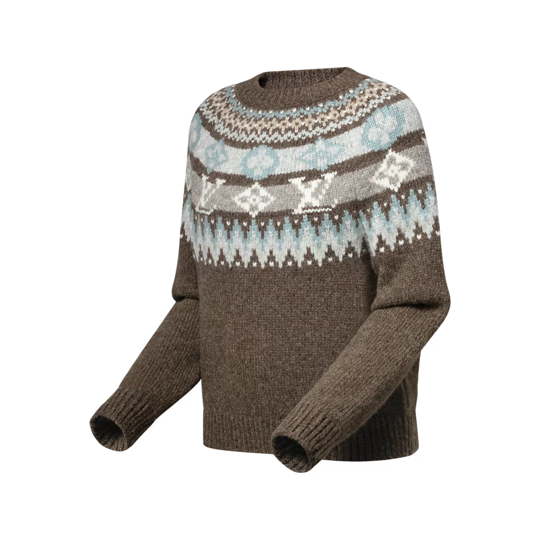 Graphic Signature Knit Pullover