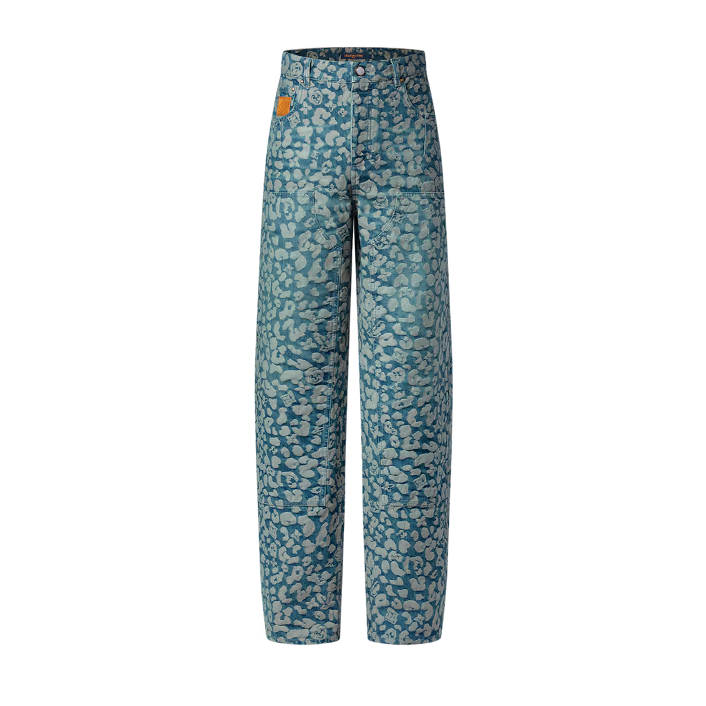 Jacquard Workwear Denim Pants