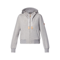 Leather Accent Hoodie