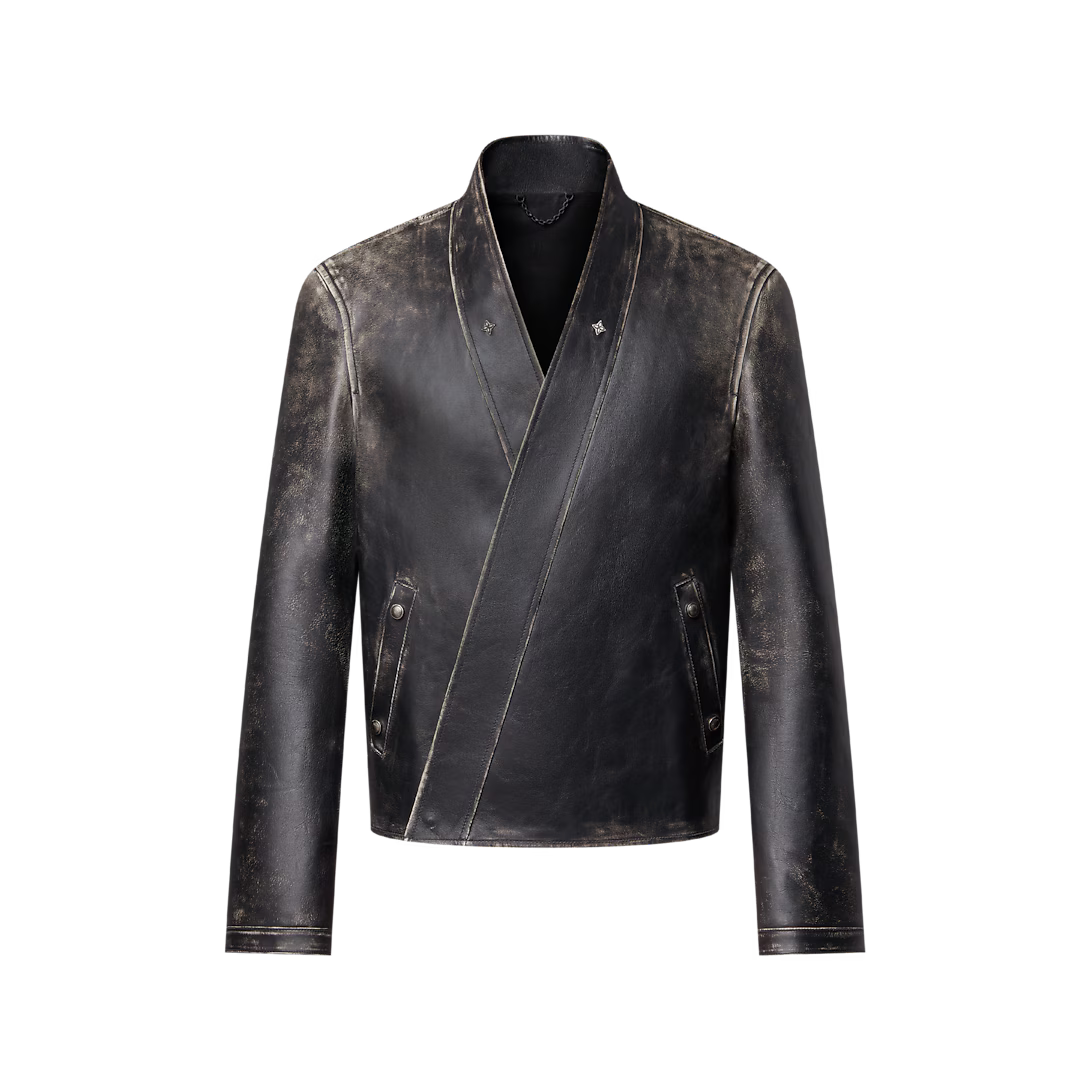 Leather Karate Jacket