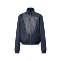 Leather Mix Track Top
