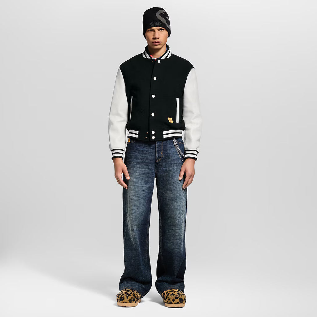 Leather Signature Varsity Jacket