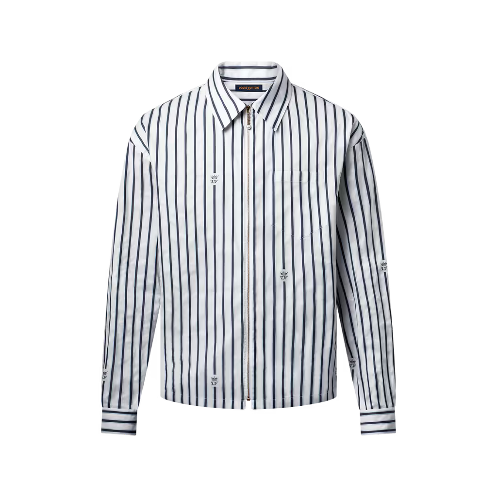 Long-Sleeved Zip-Up Shirt