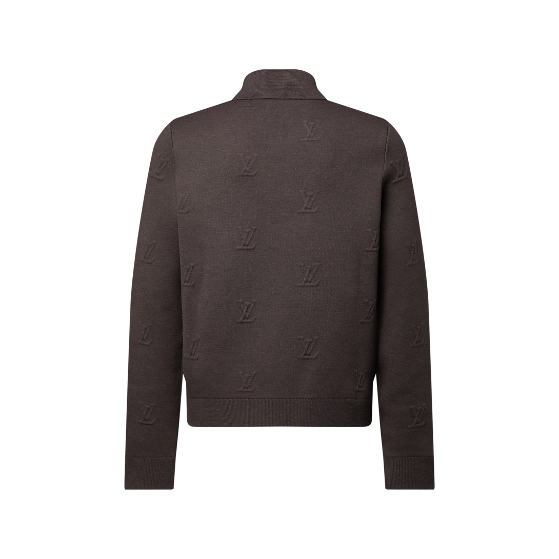 Blason Embossed Zipped Blouson