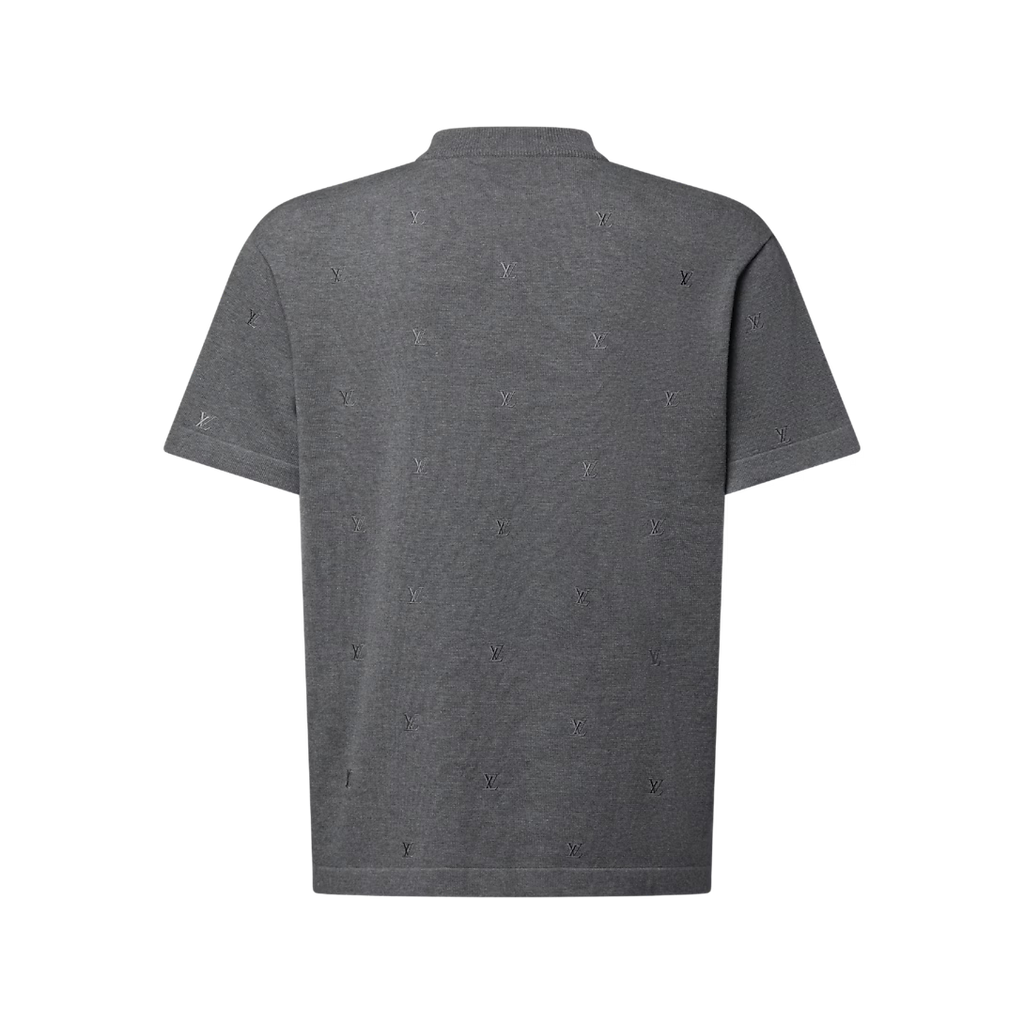 Blason Embroidered Short-Sleeved Crewneck