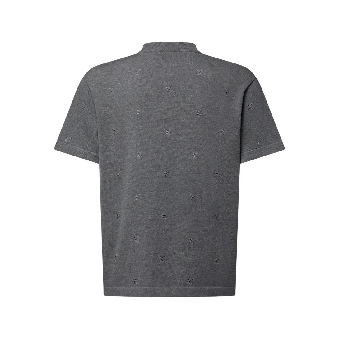 Blason Embroidered Short-Sleeved Crewneck