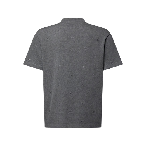 Blason Embroidered Short-Sleeved Crewneck