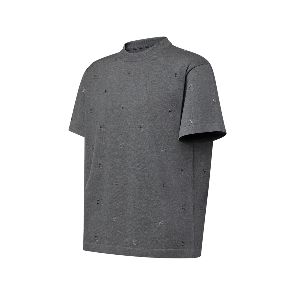 Blason Embroidered Short-Sleeved Crewneck