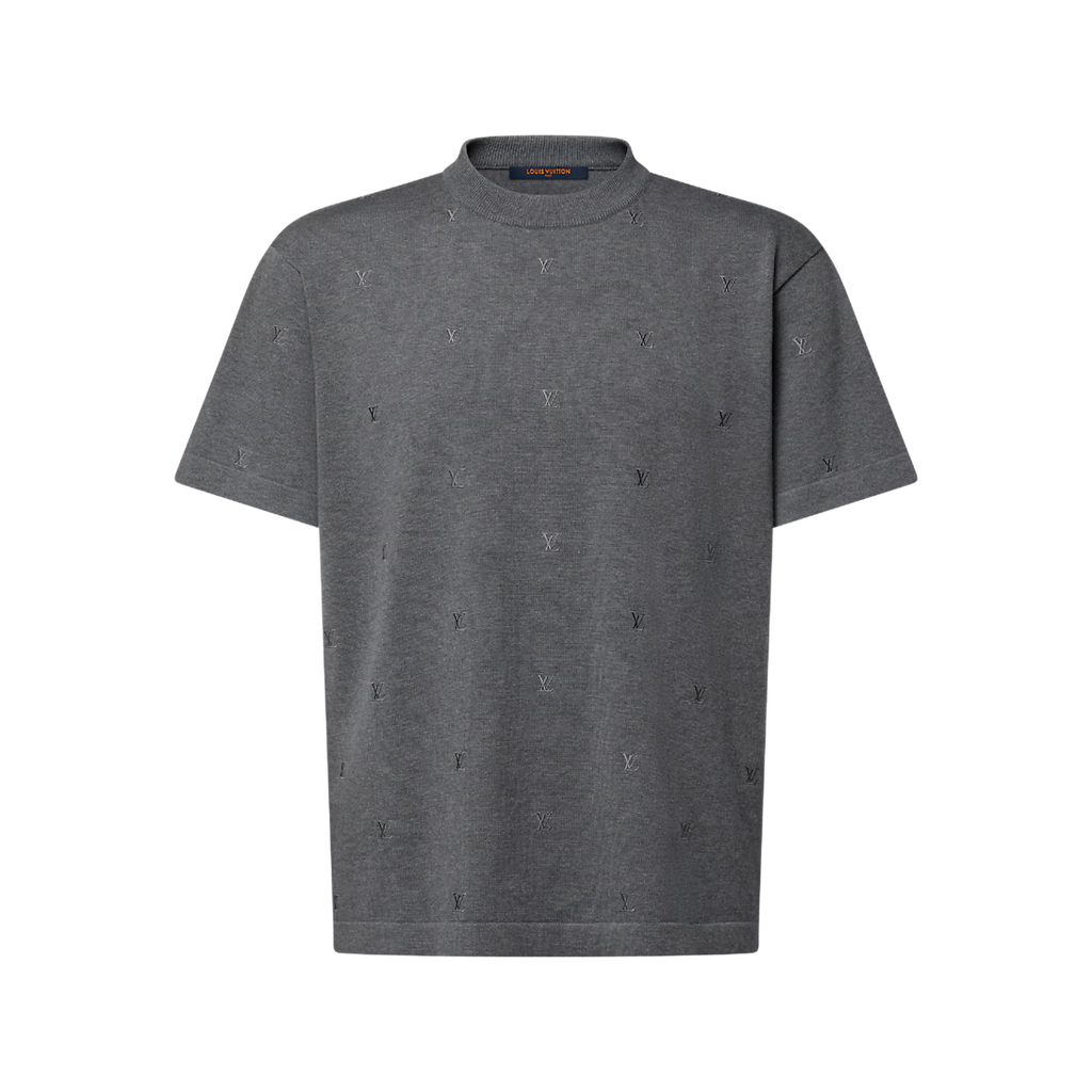 Blason Embroidered Short-Sleeved Crewneck