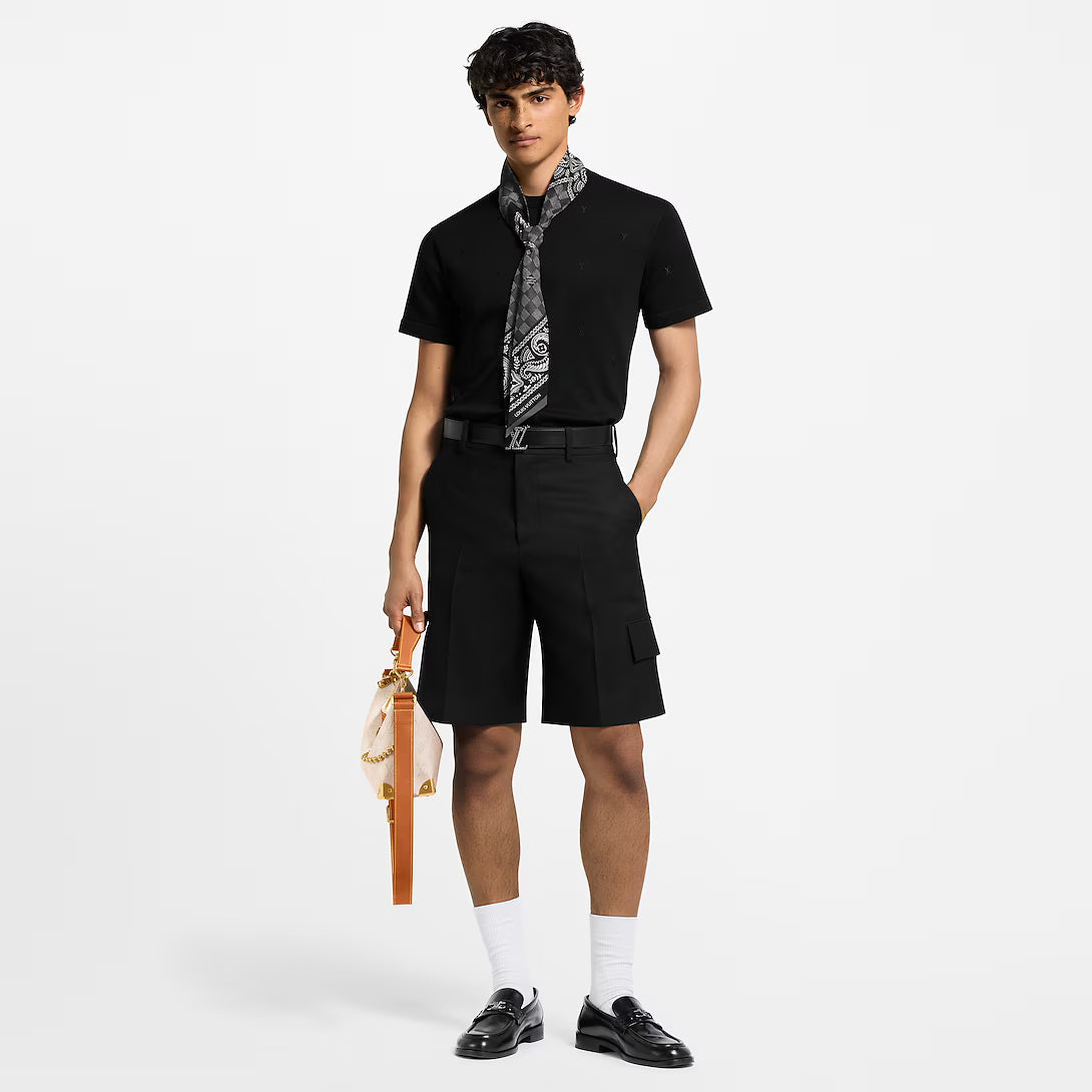 Blason Embroidered Short-Sleeved Crewneck