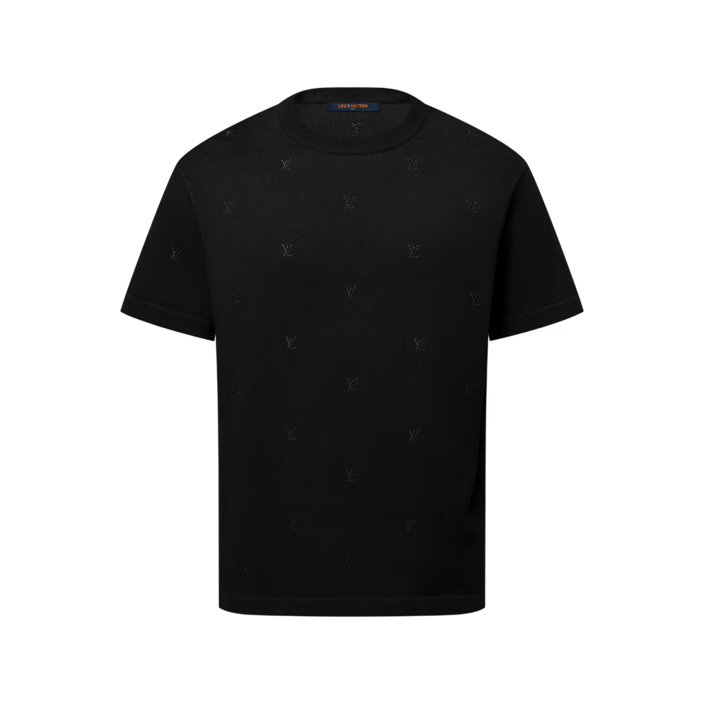 Blason Embroidered Short-Sleeved Crewneck