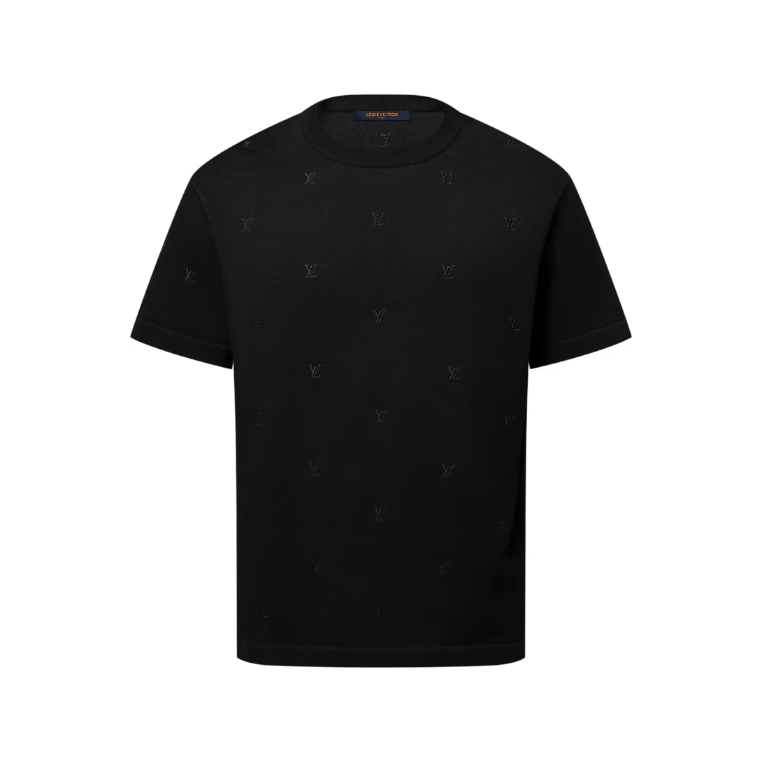 Blason Embroidered Short-Sleeved Crewneck