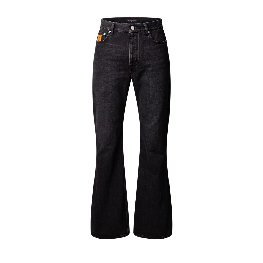 Flared Denim Pants