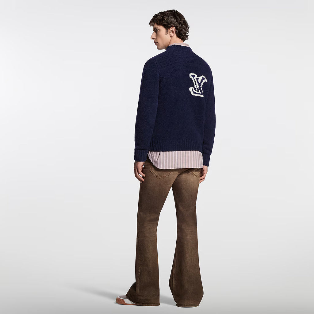 Intarsia Crewneck