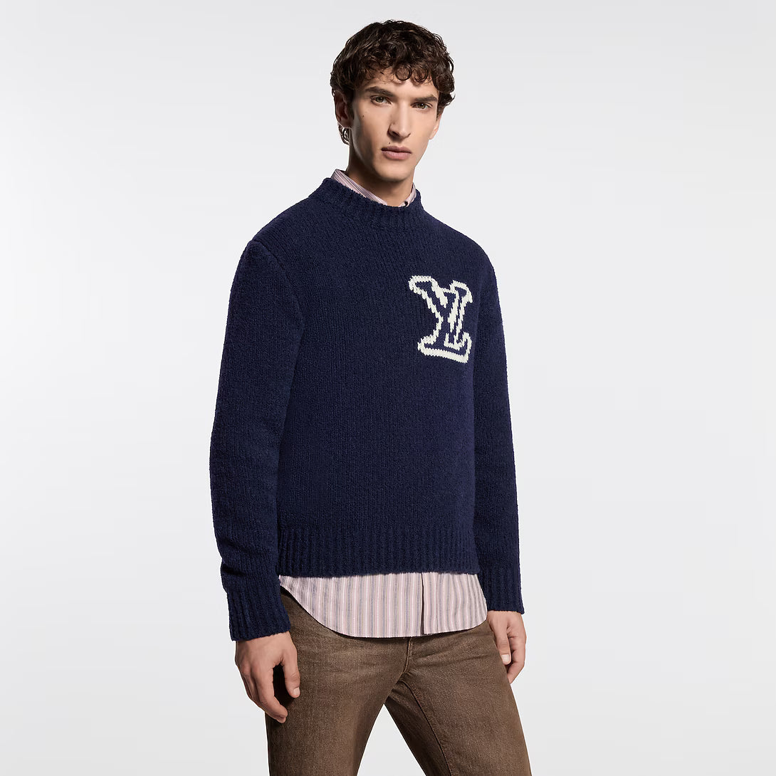 Intarsia Crewneck