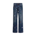 x The Darjeeling Limited Embroidered Long-Sleeved Denim Shirt