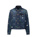 x The Darjeeling Limited Embroidered Long-Sleeved Denim Shirt