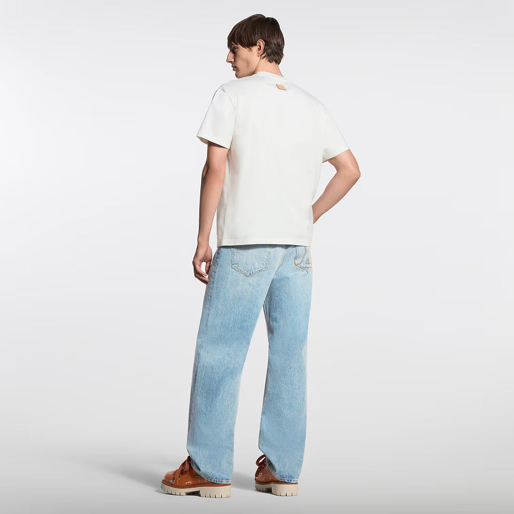 x The Darjeeling Limited Embroidered Short-Sleeved Crewneck