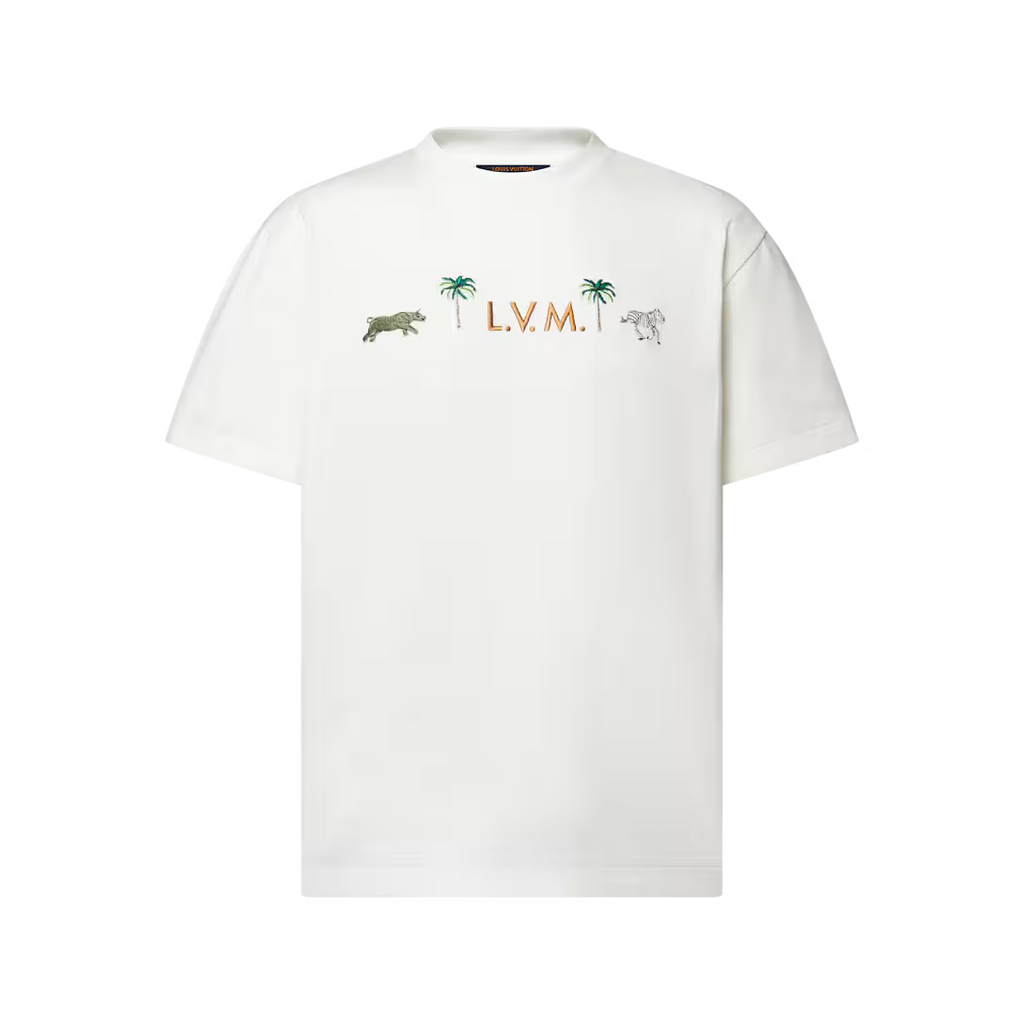 x The Darjeeling Limited Embroidered Short-Sleeved Crewneck