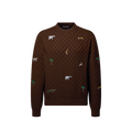 x The The Darjeeling Limited Embroidered Long-Sleeved Crewneck