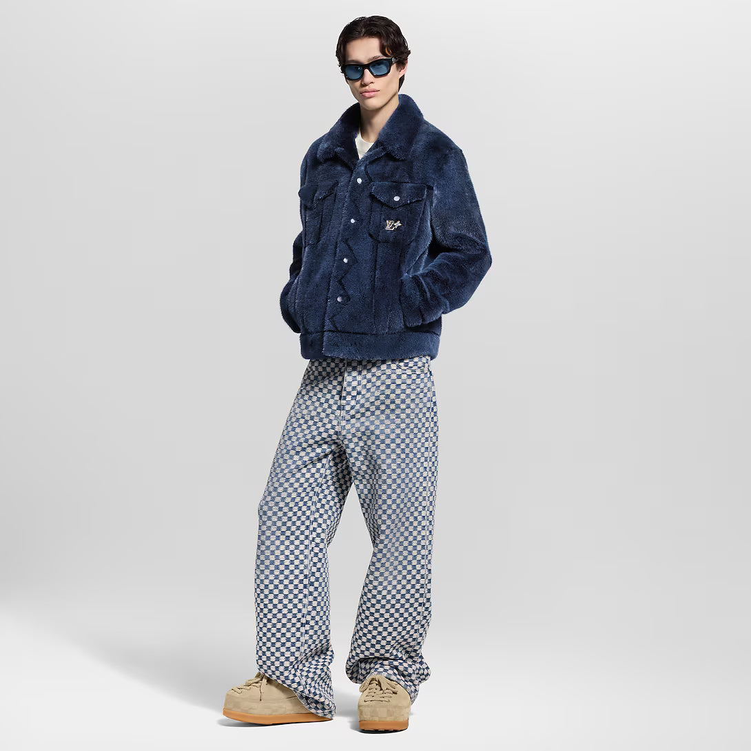 Mink Denim Trucker Jacket